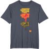 imageKODAK M7 Movie Camera Art TShirtHeather Blue