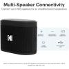 imageKODAK SOUNDBRIX Bluetooth Speaker with HD Sound Portable Wireless IPX4 Water Resistant Upto 5H Playtime V54 for Home Party Outdoor Beach Electronic Gadgets Birthday Gift Gray Stackable SpeakersBass Black