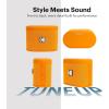 imageKODAK SOUNDBRIX Bluetooth Speaker with HD Sound Portable Wireless IPX4 Water Resistant Upto 5H Playtime V54 for Home Party Outdoor Beach Electronic Gadgets Birthday Gift Gray Stackable SpeakersOverload Orange