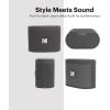 imageKODAK SOUNDBRIX Bluetooth Speaker with HD Sound Portable Wireless IPX4 Water Resistant Upto 5H Playtime V54 for Home Party Outdoor Beach Electronic Gadgets Birthday Gift Yellow Stackable SpeakersTreble Gray