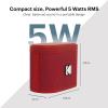 imageKODAK SOUNDBRIX Bluetooth Speaker with HD Sound Portable Wireless IPX4 Water Resistant Upto 5H Playtime V54 for Home Party Outdoor Beach Electronic Gadgets Birthday Gift Yellow Stackable SpeakersReverb Red