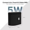 imageKODAK SOUNDBRIX Bluetooth Speaker with HD Sound Portable Wireless IPX4 Water Resistant Upto 5H Playtime V54 for Home Party Outdoor Beach Electronic Gadgets Birthday Gift Gray Stackable SpeakersBass Black