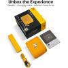 imageKODAK SOUNDBRIX Bluetooth Speaker with HD Sound Portable Wireless IPX4 Water Resistant Upto 5H Playtime V54 for Home Party Outdoor Beach Electronic Gadgets Birthday Gift Gray Stackable SpeakersOverload Orange