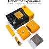 imageKODAK SOUNDBRIX Bluetooth Speaker with HD Sound Portable Wireless IPX4 Water Resistant Upto 5H Playtime V54 for Home Party Outdoor Beach Electronic Gadgets Birthday Gift Yellow Stackable SpeakersOverload Orange