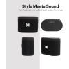 imageKODAK SOUNDBRIX Bluetooth Speaker with HD Sound Portable Wireless IPX4 Water Resistant Upto 5H Playtime V54 for Home Party Outdoor Beach Electronic Gadgets Birthday Gift Yellow Stackable SpeakersBass Black