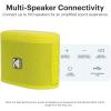 imageKODAK SOUNDBRIX Bluetooth Speaker with HD Sound Portable Wireless IPX4 Water Resistant Upto 5H Playtime V54 for Home Party Outdoor Beach Electronic Gadgets Birthday Gift Yellow Stackable SpeakersYellin Yellow