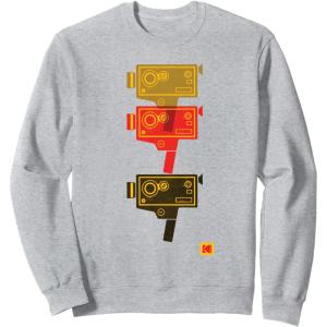 imageKODAK M7 Movie Camera Art SweatshirtHeather Grey