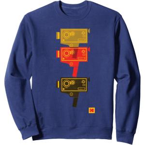 imageKODAK M7 Movie Camera Art SweatshirtNavy Blue