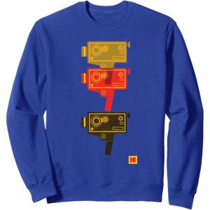 imageKODAK M7 Movie Camera Art SweatshirtRoyal Blue