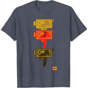 imageKODAK M7 Movie Camera Art TShirtHeather Blue