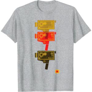 imageKODAK M7 Movie Camera Art TShirtHeather Grey