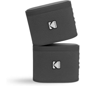imageKODAK SOUNDBRIX Bluetooth Speaker with HD Sound Portable Wireless IPX4 Water Resistant Upto 5H Playtime V54 for Home Party Outdoor Beach Electronic Gadgets Birthday Gift Yellow Stackable SpeakersTreble Gray