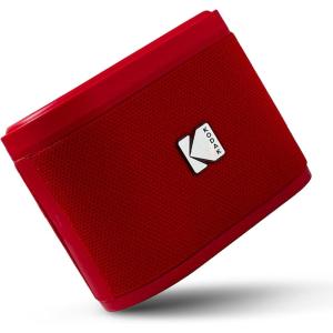 imageKODAK SOUNDBRIX Bluetooth Speaker with HD Sound Portable Wireless IPX4 Water Resistant Upto 5H Playtime V54 for Home Party Outdoor Beach Electronic Gadgets Birthday Gift Gray Stackable SpeakersReverb Red