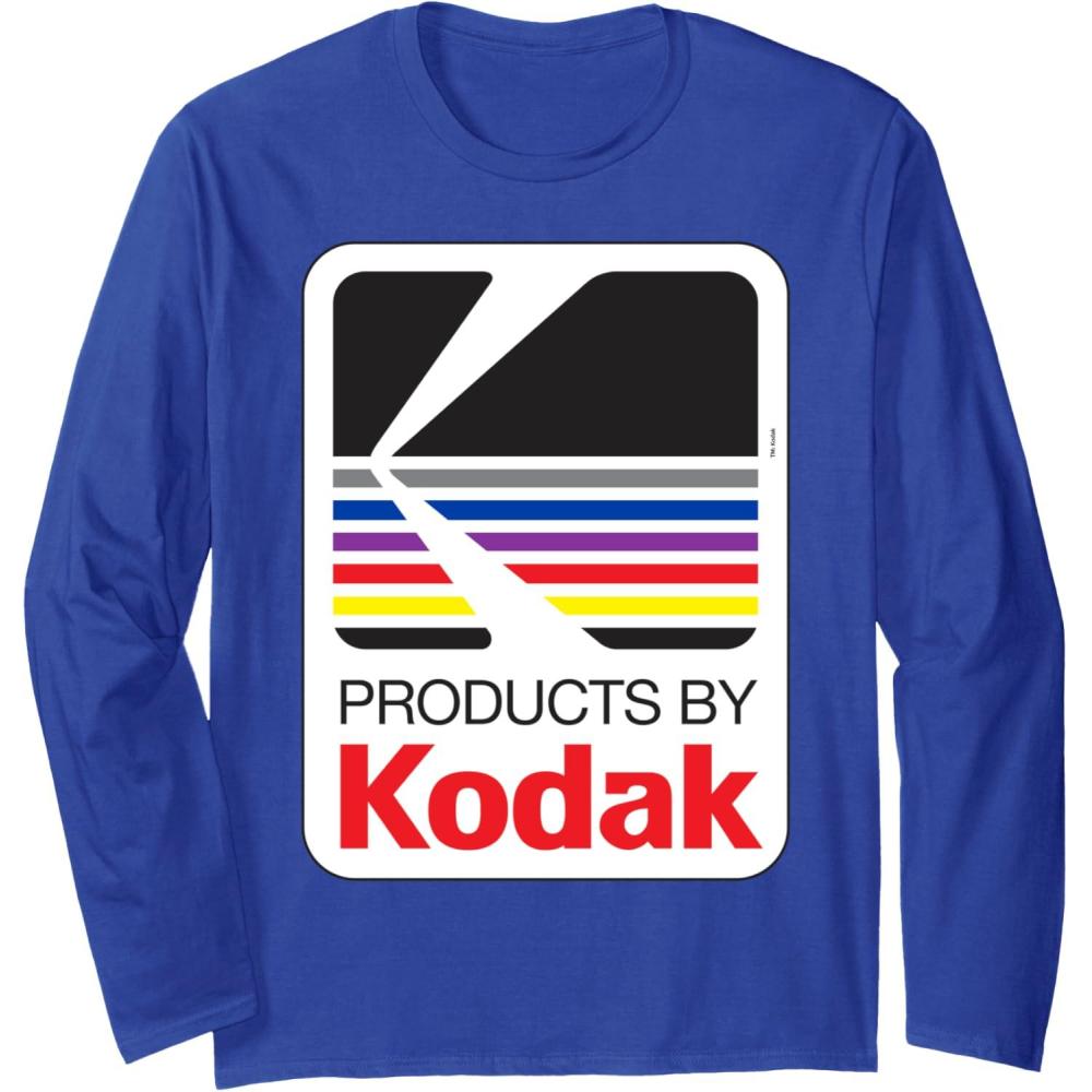 imageProducts By Kodak Vintage Logo Long Sleeve TShirtRoyal Blue
