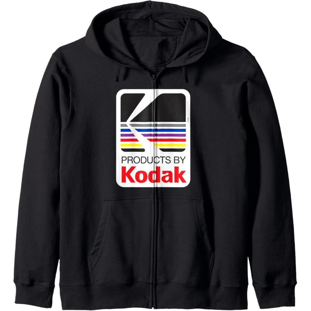 imageProducts by Kodak Vintage Logo Zip HoodieBlack
