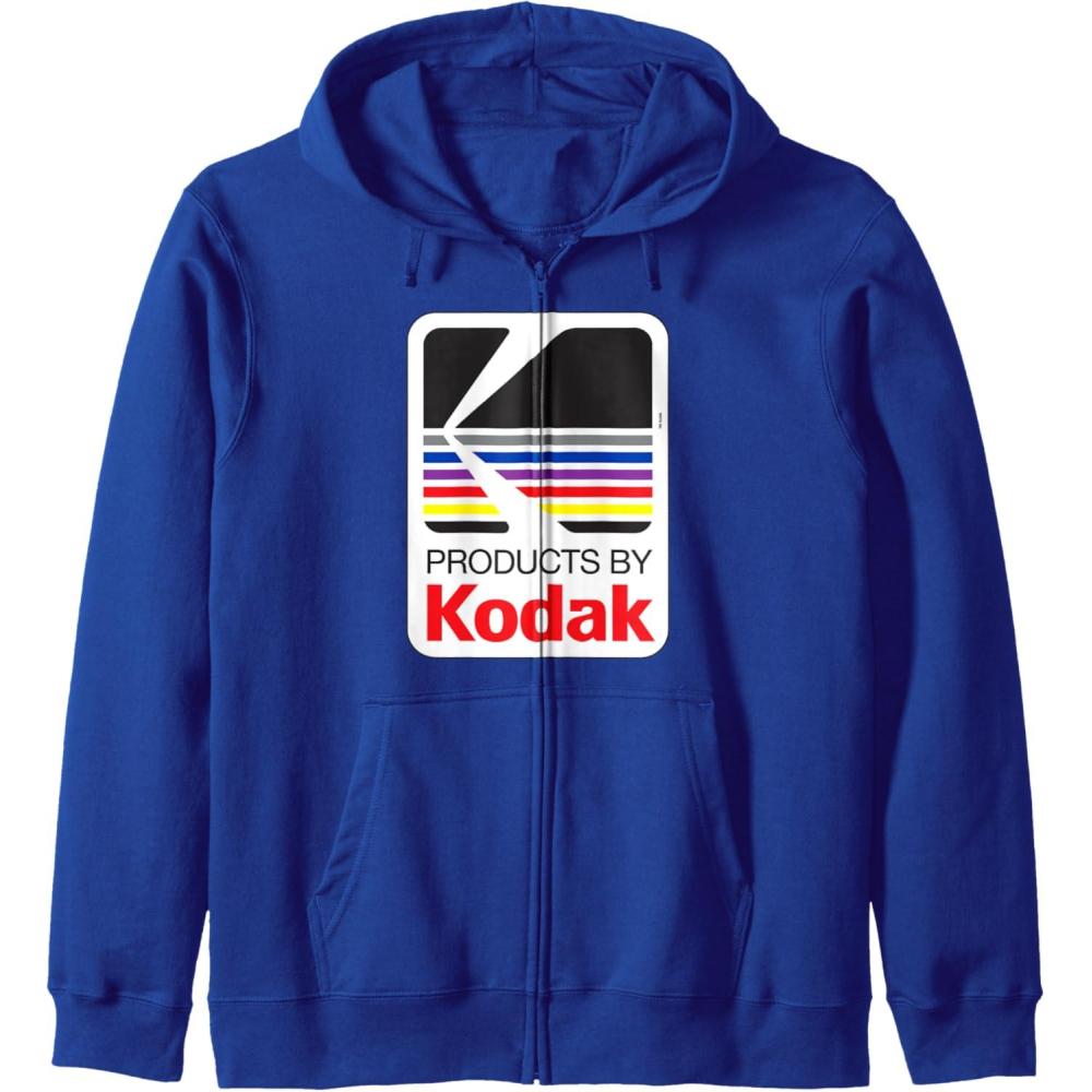 imageProducts by Kodak Vintage Logo Zip HoodieRoyal Blue