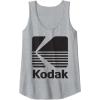 image80s Vintage Kodak Logo  Black Tank TopHeather Grey