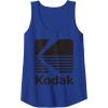 image80s Vintage Kodak Logo  Black Tank TopRoyal Blue