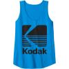 image80s Vintage Kodak Logo  Black Tank TopSapphire Blue