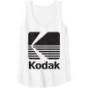 image80s Vintage Kodak Logo  Black Tank TopWhite