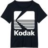 image80s Vintage Kodak Logo  White TShirtBlack