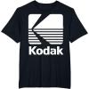 image80s Vintage Kodak Logo  White TShirtBlack