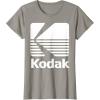 image80s Vintage Kodak Logo  White TShirtSlate Grey