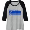 imageEktachrome Film Vintage Logo Raglan Baseball TeeBlackAthletic Heather
