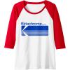 imageEktachrome Film Vintage Logo Raglan Baseball TeeRedWhite