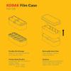 imageKODAK 120135 Film Case  for 8 Rolls of 120 Films  10 Rolls of 35mm Films  Retro Steel Case to Sort ampamp Safeguard Film Film is not Included RedRed