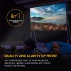 imageKODAK 150 Portable Projector Screen WStand  Fast Fold White Projection Backdrop for Outdoor ampamp Indoor Movies with Tripod Outdoor Stability Kit ampamp Black Storage Carry Case150 