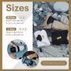 imageKODAK Camera Wrap Size M 31x31cm  WaterResistant AntiScratching and DustFree Protective Cloth for Mirrorless Camera Compact Camera Prime Lens Steel Blue ONE itemBlack