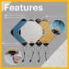 imageKODAK Camera Wrap Size M 31x31cm  WaterResistant AntiScratching and DustFree Protective Cloth for Mirrorless Camera Compact Camera Prime Lens Steel Blue ONE itemSteel Blue