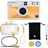 imageKODAK EKTAR H35N Half Frame Film Camera Bundle with Kodak Ultramax 40024EXP 35mm Roll Film Glazed Pink BundleGlazed Orange