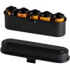 imageKODAK Film Case  for 5 Rolls of 35mm Films  Compact Retro Steel Case to Sort and Safeguard Film Rolls Film is not Included SilverBlack