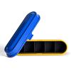 imageKODAK Film Case  for 5 Rolls of 35mm Films  Compact Retro Steel Case to Sort and Safeguard Film Rolls Film is not Included SilverBlue