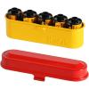 imageKODAK Film Case  for 5 Rolls of 35mm Films  Compact Retro Steel Case to Sort and Safeguard Film Rolls Film is not Included SilverRed