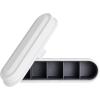 imageKODAK Film Case  for 5 Rolls of 35mm Films  Compact Retro Steel Case to Sort and Safeguard Film Rolls Film is not Included SilverWhite