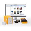 imageKODAK ID100S Photo ID Card Printer Easy to Use Compact Single Sided Color Printing 300x1200dpi EdgetoEdge Printing Hand Feeding