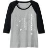 imageKODAK Kodachrome Art White Raglan Baseball TeeBlackAthletic Heather