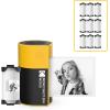 imageKODAK Memo Shot ERA Kids Instant Digital Camera and Photo Label Printer White Camera  10 RollsYellow