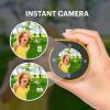 imageKODAK Memo Shot ERA Kids Instant Digital Camera and Photo Label Printer White Camera  10 RollsYellow