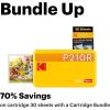 imageKODAK Mini 2 Retro 4PASS Portable Photo Printer 21x34 inches  8 Sheets WhiteWhite