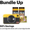 imageKODAK Mini Shot 2 Retro 4PASS 2in1 Instant Camera and Photo Printer 21x34 inches  8 Sheets YellowYellow