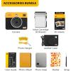 imageKODAK Mini Shot 3 Retro 4PASS 2in1 Instant Digital Camera and Photo Printer 3x3 inchesWhite