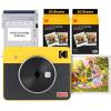 imageKODAK Mini Shot 3 Retro 4PASS 2in1 Instant Digital Camera and Photo Printer 3x3 inchesYellow