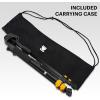 imageKODAK PhotoGear 62quot Lightweight Tripod  Compact 3Section FlipLock Aluminum Tripod Adjusts 2262 QuickRelease Plate Smartphone Adapter ampamp 14 to 38 Screw Bubble Level Carry Case EGuide62 With Remote