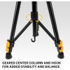 imageKODAK PhotoGear 62quot Lightweight Tripod  Compact 3Section FlipLock Aluminum Tripod Adjusts 2262 QuickRelease Plate Smartphone Adapter ampamp 14 to 38 Screw Bubble Level Carry Case EGuide62