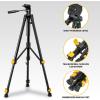 imageKODAK PhotoGear 62quot Lightweight Tripod  Compact 3Section FlipLock Aluminum Tripod Adjusts 2262 QuickRelease Plate Smartphone Adapter ampamp 14 to 38 Screw Bubble Level Carry Case EGuide62 With Remote