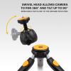 imageKODAK PhotoGear Mini Adjustable Tripod with Remote BlackBlack